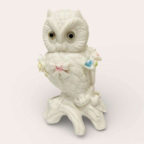 Vintage Porcelain Owl Perfume Lamp Ardalt, Japan - Picture 3 of 15
